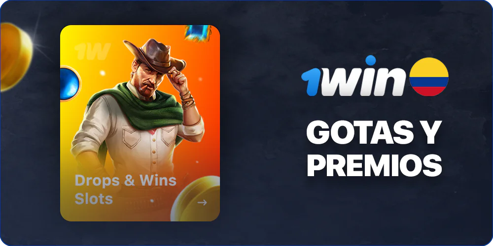 Gotas y premios en las tragaperras en 1Win