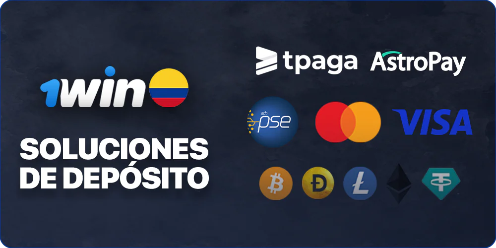 1Win Soluciones de depósito para colombianos